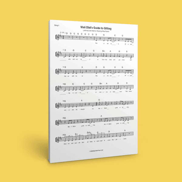 "Wali Dâd" Printed Sheet Music - Image 1